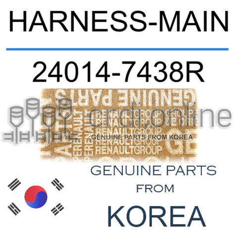 HARNESS-MAIN [ORIGINAL] 24014-7438R 240147438R 24014 7438R