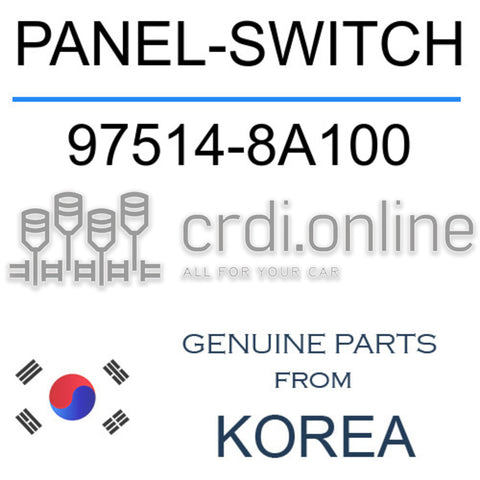 PANEL-SWITCH [ORIGINAL] 97514-8A100 975148A100 97514 8A100
