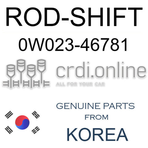ROD-SHIFT [ORIGINAL] 0W023-46781 0W02346781 0W023 46781