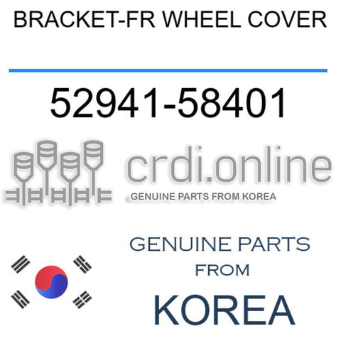 BRACKET-FR WHEEL COVER 52941-58401 5294158401 52941 58401