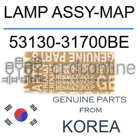 LAMP ASSY-MAP [ORIGINAL] 53130-31700BE 5313031700BE 53130 31700BE