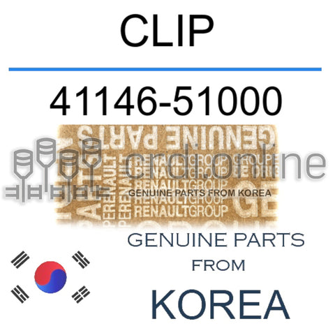 CLIP [ORIGINAL] 41146-51000 4114651000 41146 51000