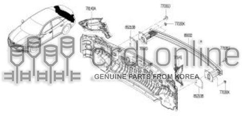 REAR PANEL ASSY 79100-9132R 791009132R 79100 9132R