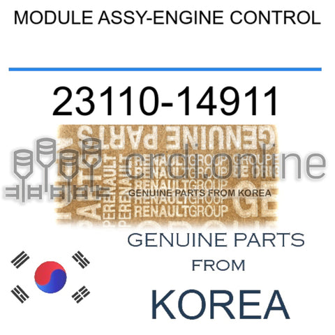 MODULE ASSY-ENGINE CONTROL [ORIGINAL] 23110-14911 2311014911 23110 14911