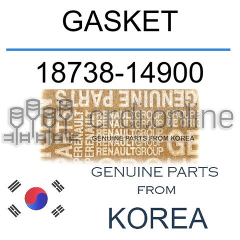 GASKET [ORIGINAL] 18738-14900 1873814900 18738 14900
