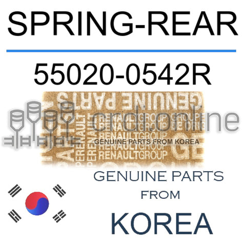 SPRING-REAR [ORIGINAL] 55020-0542R 550200542R 55020 0542R