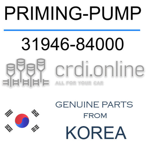PRIMING-PUMP [ORIGINAL] 31946-84000 3194684000 31946 84000