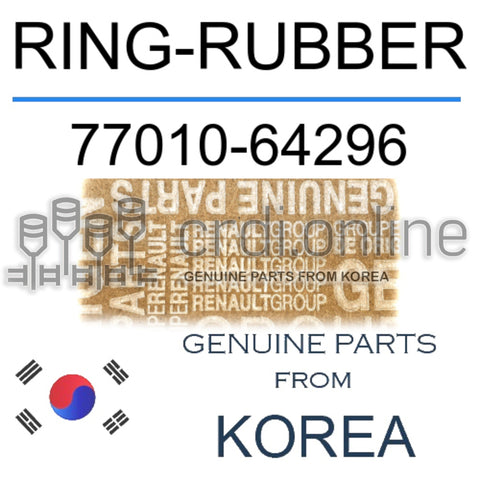 RING-RUBBER [ORIGINAL] 77010-64296 7701064296 77010 64296