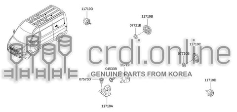 BMPR-UPR TRUNK LID ON BODY 82007-56598 8200756598 82007 56598