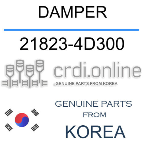 DAMPER [ORIGINAL] 21823-4D300 218234D300 21823 4D300
