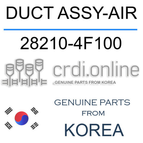 DUCT ASSY-AIR [ORIGINAL] 28210-4F100 282104F100 28210 4F100