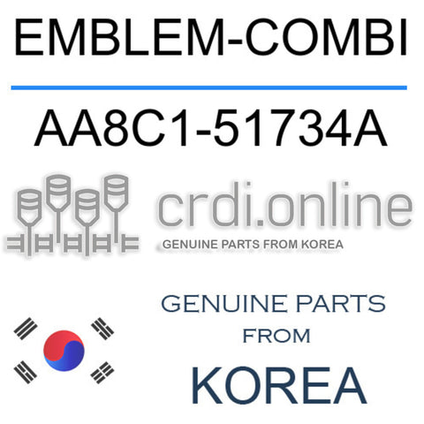 EMBLEM-COMBI [ORIGINAL] AA8C1-51734A AA8C151734A AA8C1 51734A