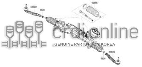 NUT-MOUNTING AXIAL BALL JOINT 48634-2275R 486342275R 48634 2275R