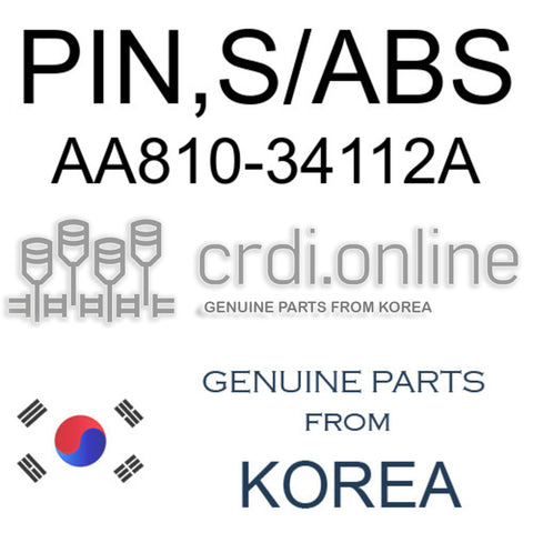 PIN,S/ABS [ORIGINAL] AA810-34112A AA81034112A AA810 34112A