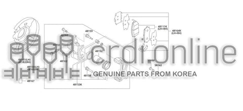 GUARD-SPLASHFRONT BRAKE LH 48181-51000 4818151000 48181 51000