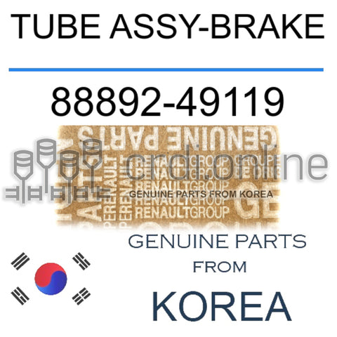 TUBE ASSY-BRAKE [ORIGINAL] 88892-49119 8889249119 88892 49119