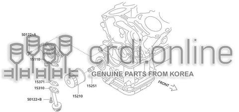 PUMP ASSY-OIL 15110-23900 1511023900 15110 23900