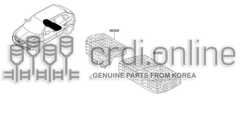 CUSHION ASSY-REAR SEATLH 88350-2646R 883502646R 88350 2646R