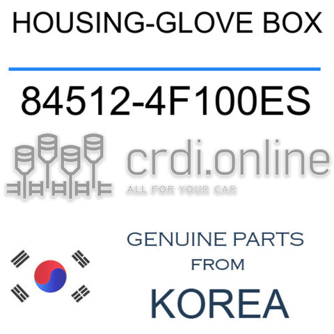 HOUSING-GLOVE BOX [ORIGINAL] 84512-4F100ES 845124F100ES 84512 4F100ES
