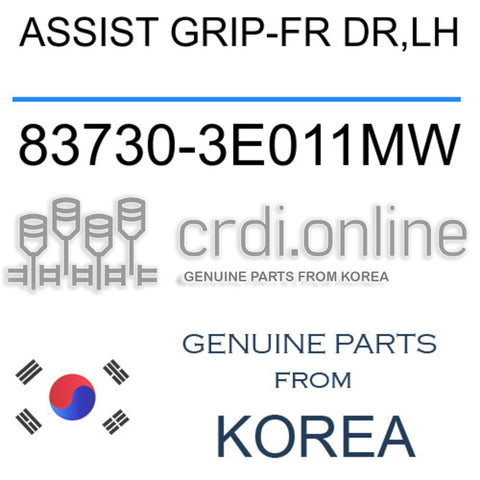ASSIST GRIP-FR DR,LH 83730-3E011MW 837303E011MW 83730 3E011MW
