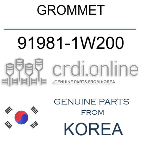 [ORIGINAL] GROMMET 91981-1W200 919811W200 91981 1W200