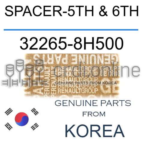 SPACER-5TH & 6TH [ORIGINAL] 32265-8H500 322658H500 32265 8H500