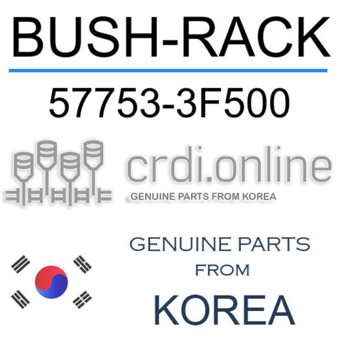 BUSH-RACK [ORIGINAL] 57753-3F500 577533F500 57753 3F500