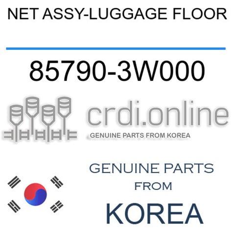NET ASSY-LUGGAGE FLOOR [ORIGINAL] 85790-3W000 857903W000 85790 3W000