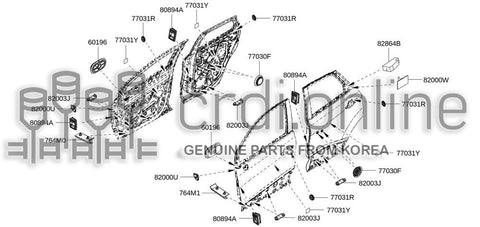 SEAL-RH SILLFR 764M0-6716R 764M06716R 764M0 6716R