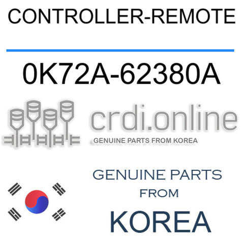 CONTROLLER-REMOTE 0K72A-62380A 0K72A62380A 0K72A 62380A