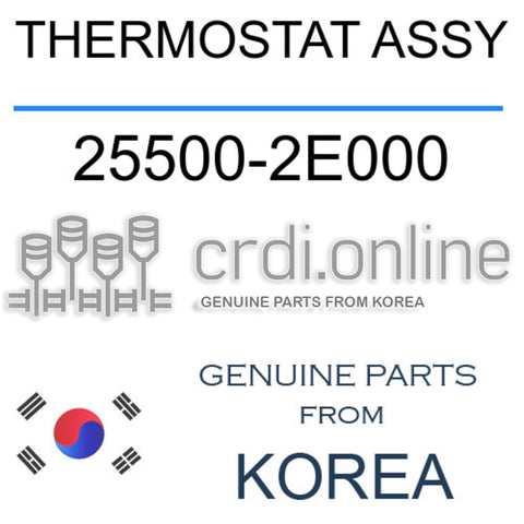 THERMOSTAT ASSY [ORIGINAL] 25500-2E000 255002E000 25500 2E000