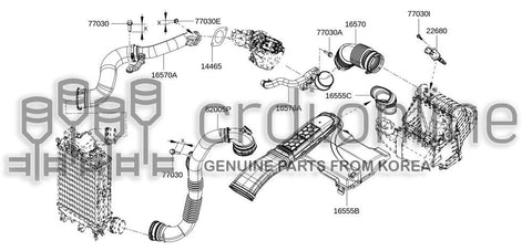 TUBE ASSY-INLET 14460-0867R 144600867R 14460 0867R