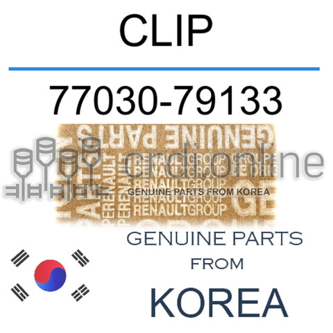 CLIP [ORIGINAL] 77030-79133 7703079133 77030 79133