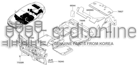 INSULATOR-DASH 67350-0019R 673500019R 67350 0019R