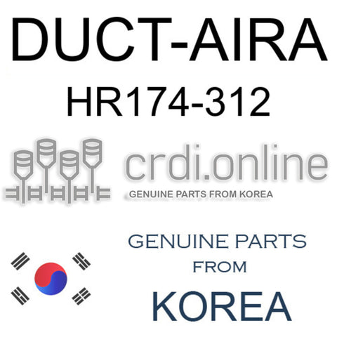 DUCT-AIRA HR174-312 HR174312 HR174 312