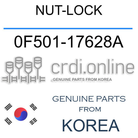 NUT-LOCK [ORIGINAL] 0F501-17628A 0F50117628A 0F501 17628A