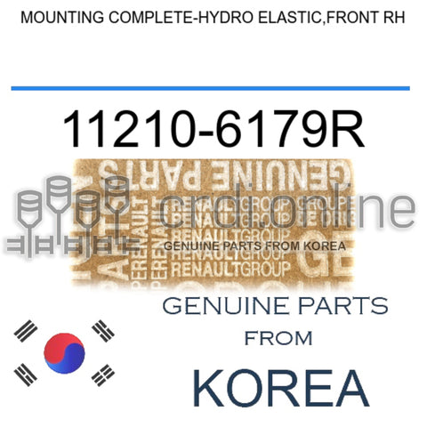 MOUNTING COMPLETE-HYDRO ELASTIC,FRONT RH [ORIGINAL] 11210-6179R 112106179R 11210 6179R