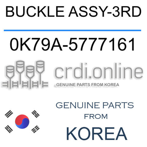 BUCKLE ASSY-3RD [ORIGINAL] 0K79A-5777161 0K79A5777161 0K79A 5777161