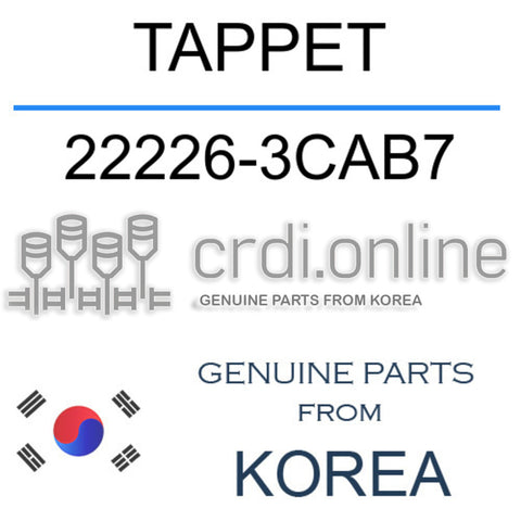 TAPPET [ORIGINAL] 22226-3CAB7 222263CAB7 22226 3CAB7