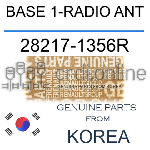 BASE 1-RADIO ANT [ORIGINAL] 28217-1356R 282171356R 28217 1356R