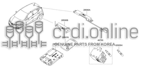 CONTROL UNIT-CARD 28590-4179R 285904179R 28590 4179R