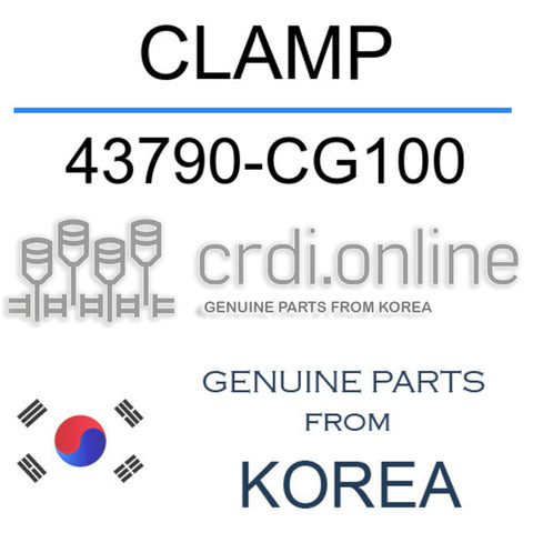 CLAMP [ORIGINAL] 43790-CG100 43790CG100 43790 CG100
