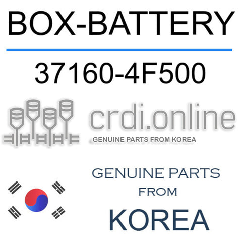 BOX-BATTERY [ORIGINAL] 37160-4F500 371604F500 37160 4F500