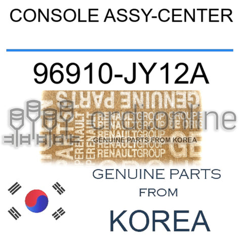 CONSOLE ASSY-CENTER [ORIGINAL] 96910-JY12A 96910JY12A 96910 JY12A