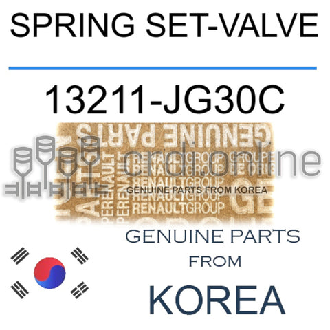 SPRING SET-VALVE [ORIGINAL] 13211-JG30C 13211JG30C 13211 JG30C