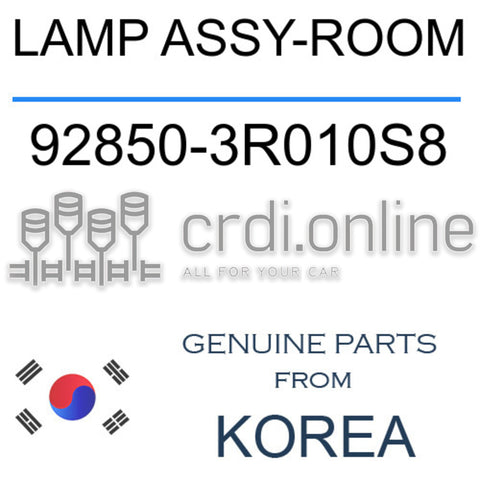 LAMP ASSY-ROOM [ORIGINAL] 92850-3R010S8 928503R010S8 92850 3R010S8