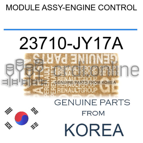 MODULE ASSY-ENGINE CONTROL [ORIGINAL] 23710-JY17A 23710JY17A 23710 JY17A