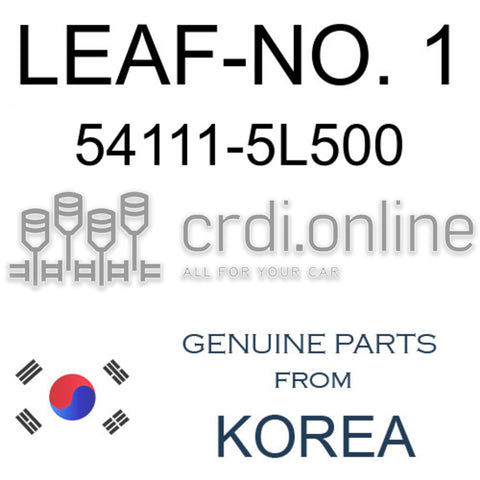 LEAF-NO. 1 [ORIGINAL] 54111-5L500 541115L500 54111 5L500