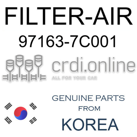 FILTER-AIR [ORIGINAL] 97163-7C001 971637C001 97163 7C001