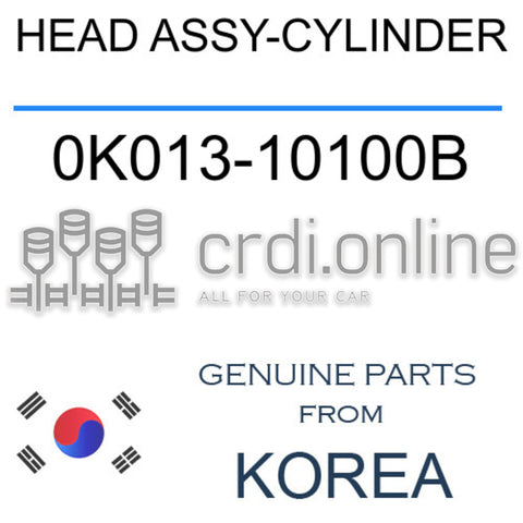 HEAD ASSY-CYLINDER [ORIGINAL] 0K013-10100B 0K01310100B 0K013 10100B